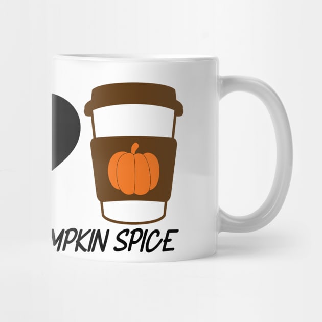 Peace Love Pumpkin Spice by OTM Sports & Graphics